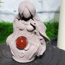 Statue en gypse – Déesse dragon Tiamat – 7,6 cm de haut