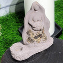 Mini bougeoir Gaia en gypse