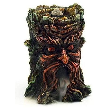Polyresin Backflow Incense Holder - Greenman-Scents/Oils/Herbs-Quanta Distribution Inc.-The Bat Witch Cavern