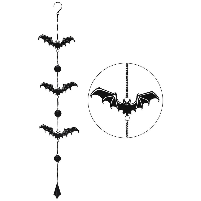 Gothic Bat Decorative Wind Chime-Home/Altar-Quanta Distribution Inc.-The Bat Witch Cavern