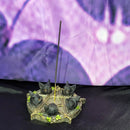 Black Cat Pentacle Incense Holder - Sticks