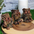 Green Man Hear See Speak No Evil Figurines - (3.62" Tall)