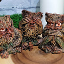 Green Man Hear See Speak No Evil Figurines - (3.62" Tall)