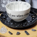 Tasse à thé révélatrice de fortune avec guide