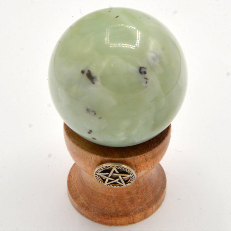 Sphere - Jade 1.5"-Crystals/Stones-Kheops-The Bat Witch Cavern