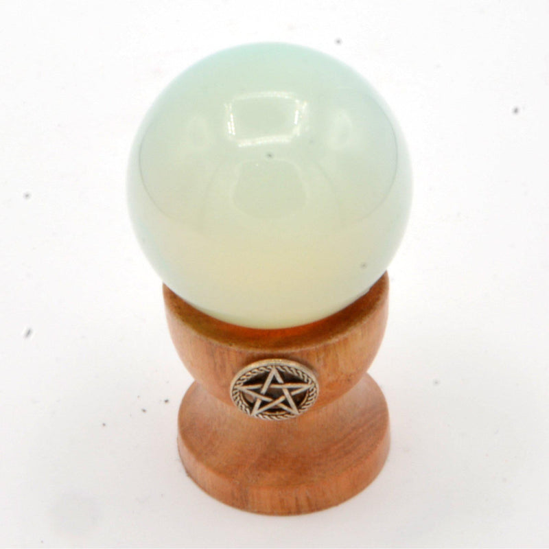 Sphere - Opalite 1.5"-Crystals/Stones-Kheops-The Bat Witch Cavern