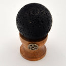Sphere - Lava Stone 1.5"-Crystals/Stones-Kheops-The Bat Witch Cavern