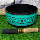 Singing Bowl - 7.5" Flat - Green Tara