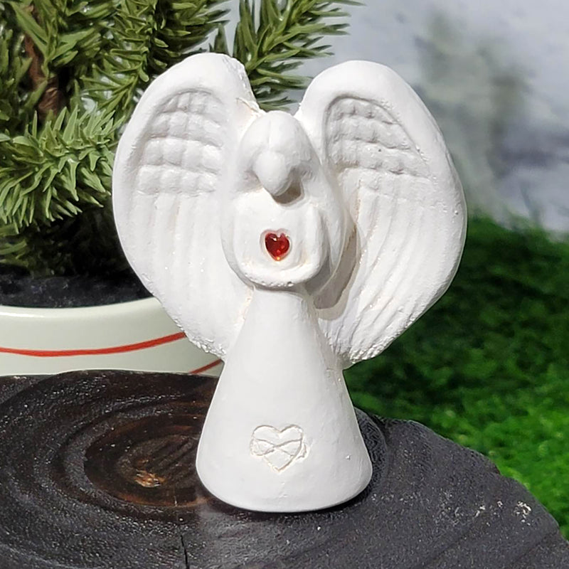 Angel - Red for Courage - 2.5" Tall