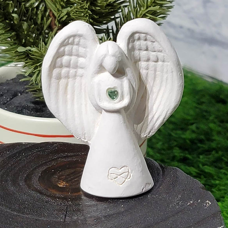 Angel - Green for Hope - 2.5" Tall