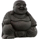 Volcanic Stone Happy Buddha Statue - 8.5" Tall-Home/Altar-Quanta Distribution Inc.-The Bat Witch Cavern