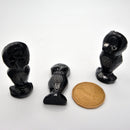 Goddess 1.5" Black Onyx Figurine w/Spiral-Home/Altar-Kheops-The Bat Witch Cavern