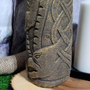 Statue d'Odin en pierre volcanique - 10,5" de haut