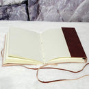 Journal en cuir - Lotus - 5" x 7"