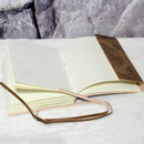 Leather Journal -  Flower of Life - 5" x 7"