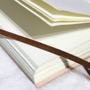 Leather Journal -  Flower of Life - 5" x 7"