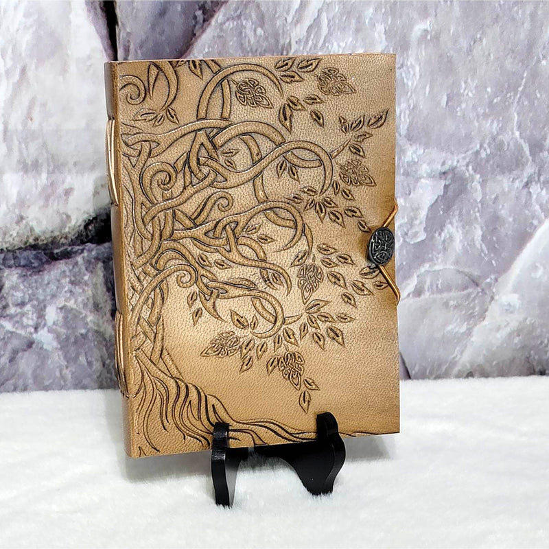 Leather Journal -  Tree of Life - 5" x 7"