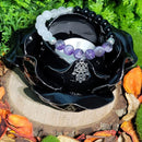 Bracelet - 8mm Beads Protection w/Fatima Hand