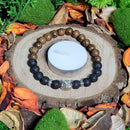 Bracelet - perles 8mm Grande Taille - Tête de Chouette