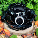 Bracelet - 8mm Beads Large Size - Celtic Moon