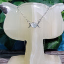 Collier - Phases de Lune avec Centre Pierre de Lune - 8,5" de Long