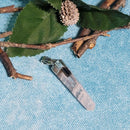 Rose Quartz w/Tourmaline Pendant 1.5"