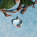 Crystal Heart Pendant - 1"
