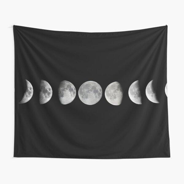 Tapestry - Moon Phases (58" Wide x 50" High)-Home/Altar-Kheops-The Bat Witch Cavern