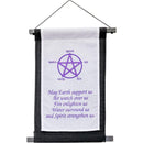 5 Elements Prayer Wall Banner 11" x 16"-Home/Altar-Kheops-The Bat Witch Cavern