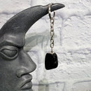 Keychain - Tumbled Stone - Black Tourmaline - 0.75" to 1.5"