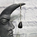 Porte-clés - Pierre roulée - Hématite - 0,75" à 1,5"