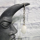 Keychain - Tumbled Stone - Milky Quartz - 0.75" to 1.5"