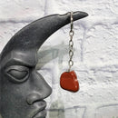 Keychain - Tumbled Stone - Red Jasper - 0.75" to 1.5"