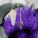 Pendulum - Gemstone - Rose Quartz with Fairy Charm