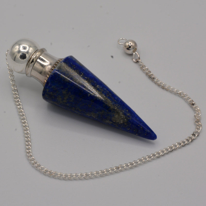 Pendulum - Gemstone - Chambered Lapis Lazuli-Crystals/Stones-Kheops-The Bat Witch Cavern