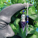 Pendulum - Chambered Amethyst with Goddess Charm