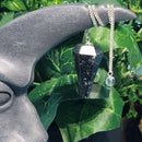 Pendule - Pierre précieuse - Tourmaline noire hexagonale