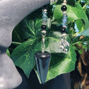 Pendule - Pierre précieuse - Shungite avec Charm Dragon