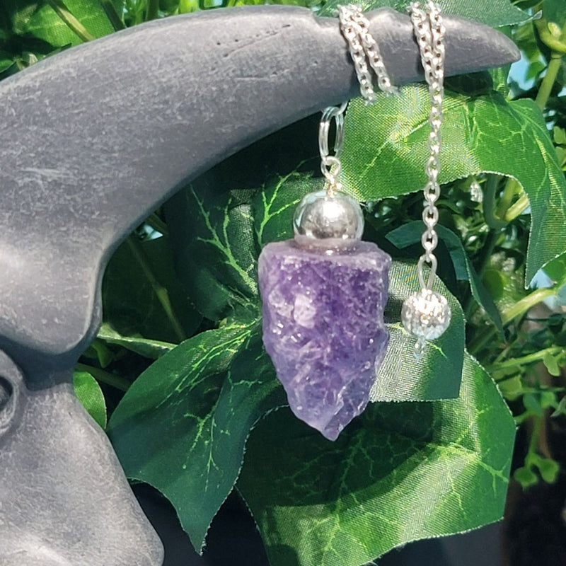 Pendulum - Gemstone - Rough Amethyst