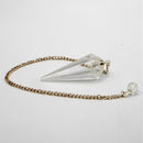Pendulum - Clear Quarts Hexagon-Crystals/Stones-Kheops-The Bat Witch Cavern