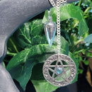 Pendule - Métal - Pentacle &amp; Pierre