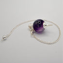 Pendulum - Amethyst Nickle Plated Sephoroton-Crystals/Stones-Kheops-The Bat Witch Cavern