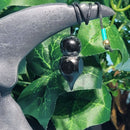 Pendule - Métal - Laiton chambré - Noir