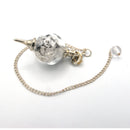 Pendulum - Glass Sephoroton with Crystal Chips and Hematite-Crystals/Stones-Kheops-The Bat Witch Cavern