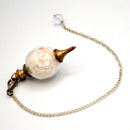 Pendulum - Glass Sephoroton - Salt and Selenite Chips-Crystals/Stones-Kheops-The Bat Witch Cavern