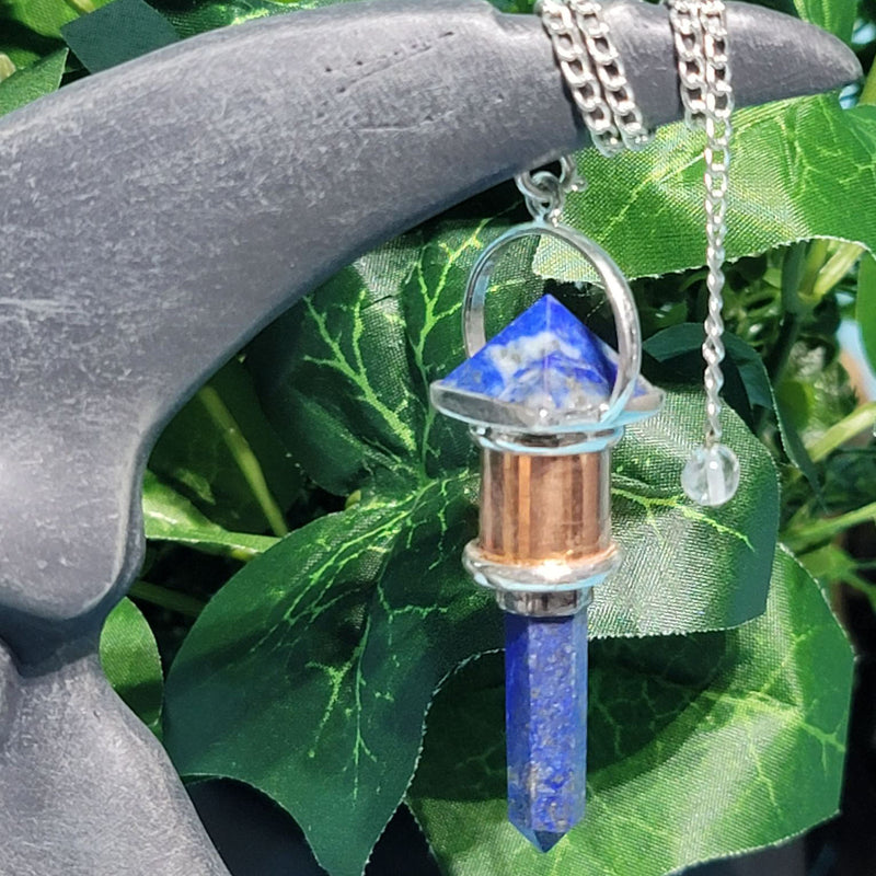 Pendulum - Gemstone - Lapis Lazuli Pyramid & Point