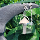 Pendule - Pyramide et Pointe de Quartz Rose