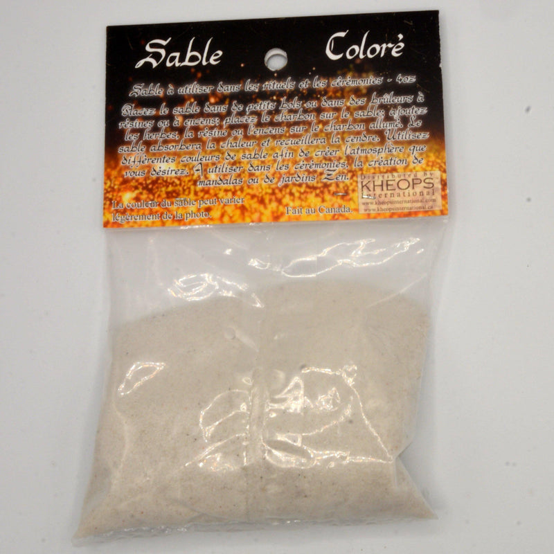 Incense Sand - White 4 oz-Scents/Oils/Herbs-Kheops-The Bat Witch Cavern