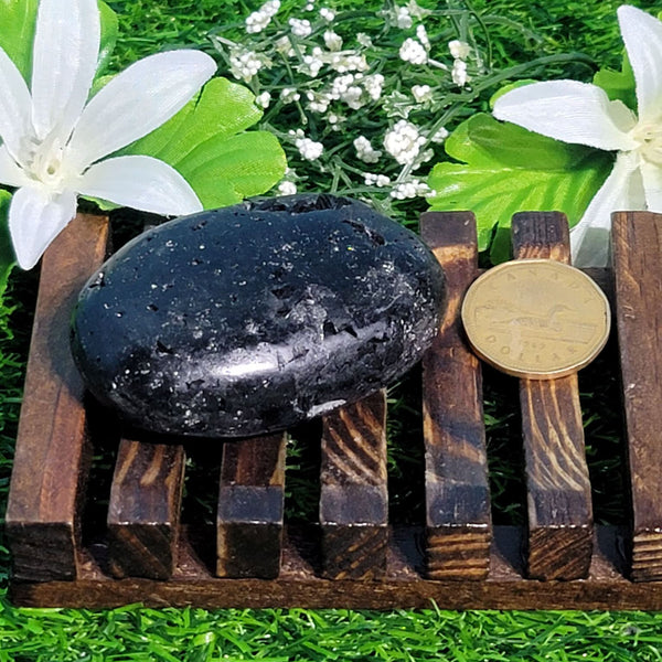 Palm Stone - Black Tourmaline 1.75" x 2.5" (Medium)