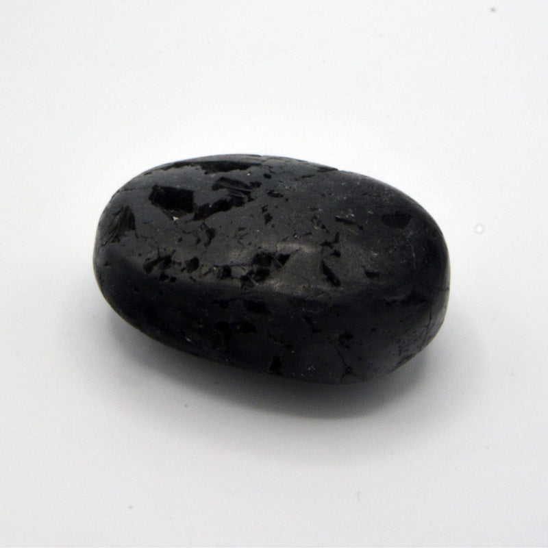 Palm Stone - Black Tourmaline 1.75" x 2.5"-Crystal/Stones-Kheops-The Bat Witch Cavern
